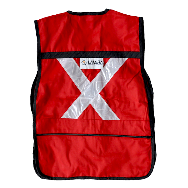 Chaleco Rescatista Lamira Rojo LS-4415 - 1